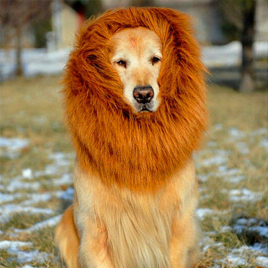 Lion Mane Wig for Large Dogs Exclusive Cosplay for pets