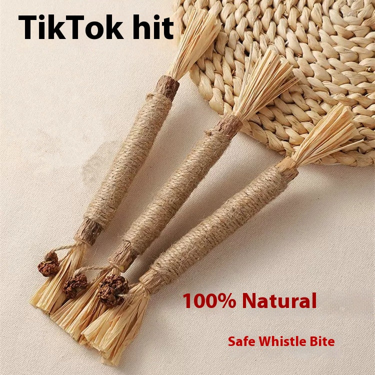 Funny Cat Molar Bite Stick Toy